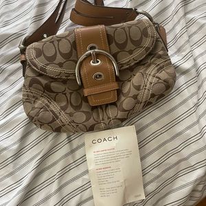 For sale coach small bag original with authenticity certificate used